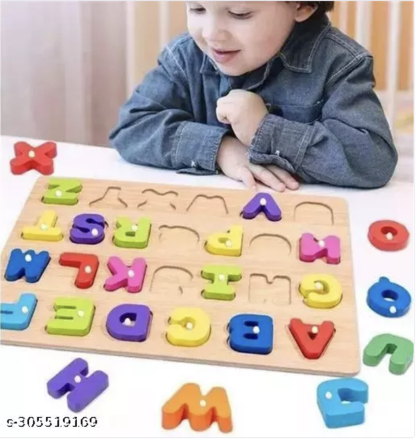 English Capital Alphabets Wooden Board kids learning educational toys ABCD Board for Boys,Girls,kids puzzle